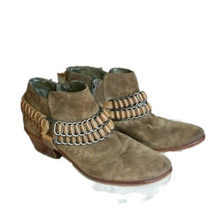 𝅺SAM Edelman suede ankle booties 6.5